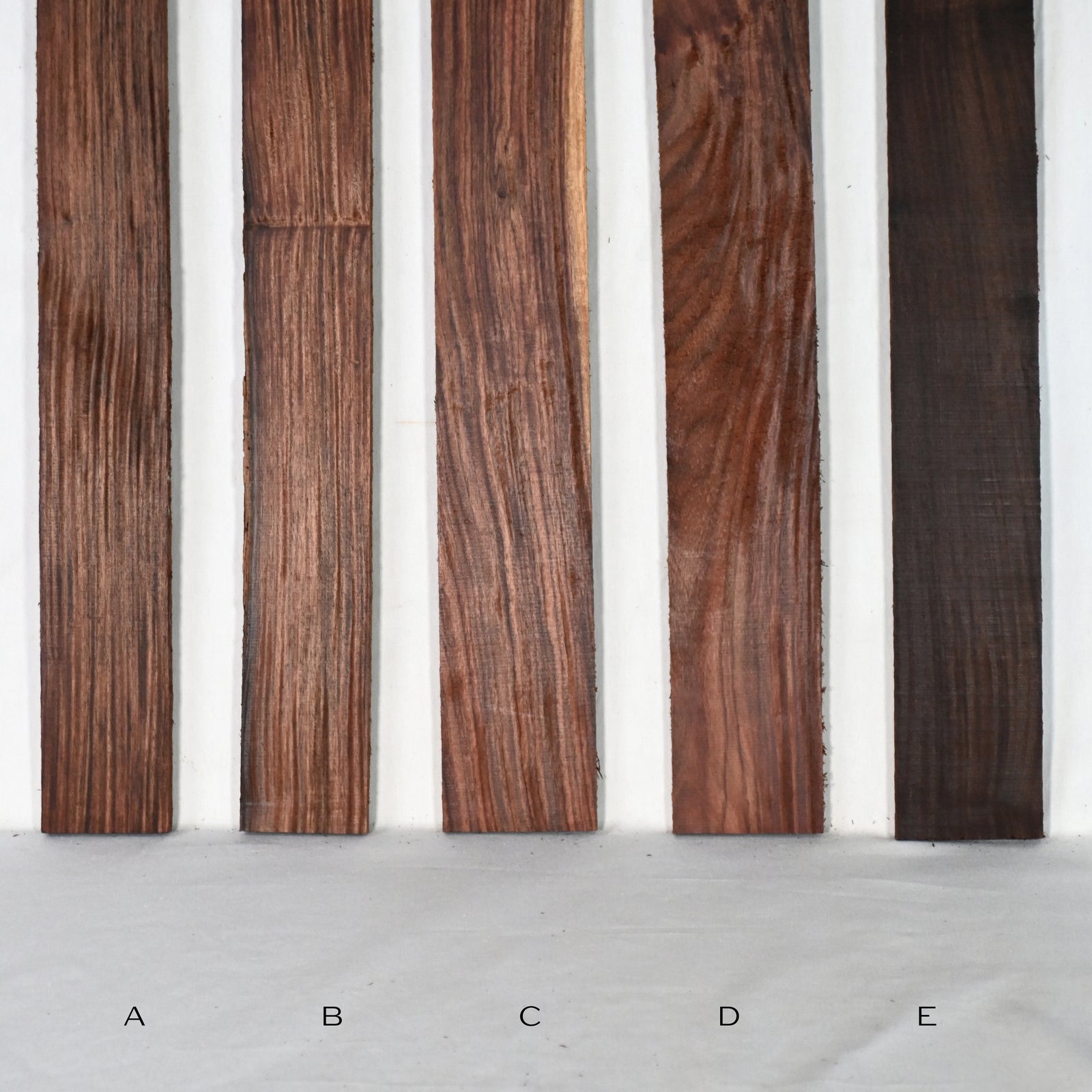 ベース用指板材 ローズ ロング 432 21F R400 インディアンローズウッド指板材 3 4弦ベース対応 – DEEP WOOD